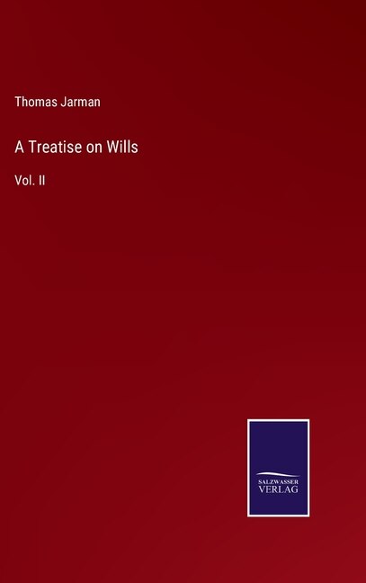 Couverture_A Treatise on Wills
