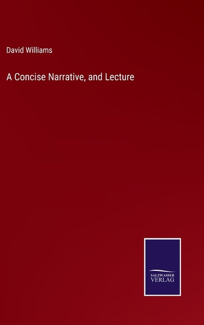 Front cover_A Concise Narrative, and Lecture