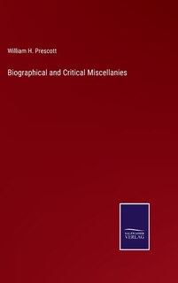Front cover_Biographical and Critical Miscellanies