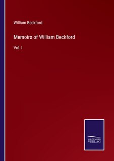 Couverture_Memoirs of William Beckford