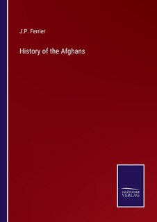 Front cover_History of the Afghans