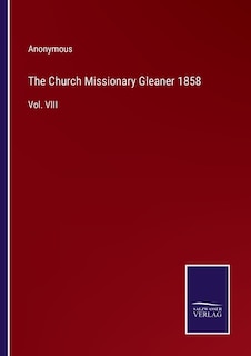 Front cover_The Church Missionary Gleaner 1858