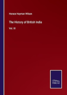Front cover_The History of British India