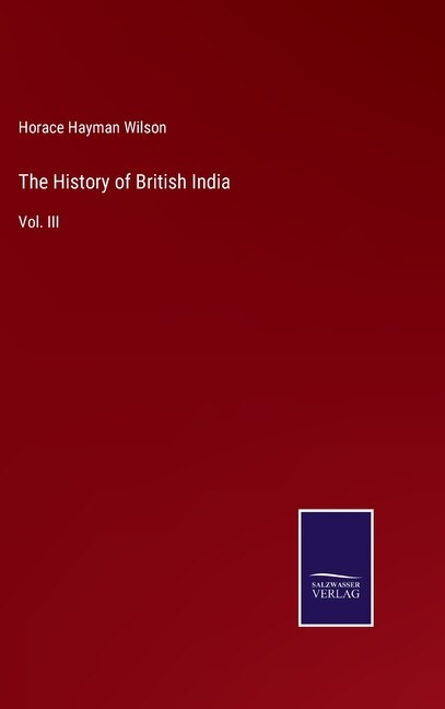 Front cover_The History of British India