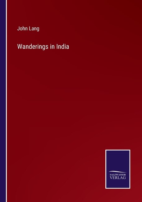 Front cover_Wanderings in India
