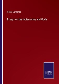 Couverture_Essays on the Indian Army and Oude