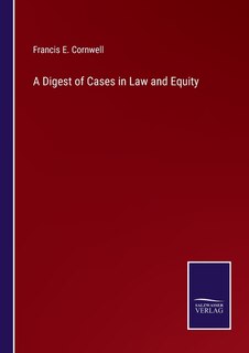 Couverture_A Digest of Cases in Law and Equity