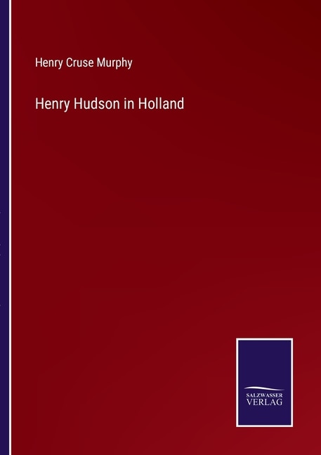 Couverture_Henry Hudson in Holland
