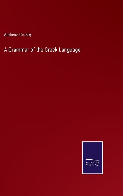 Front cover_A Grammar of the Greek Language