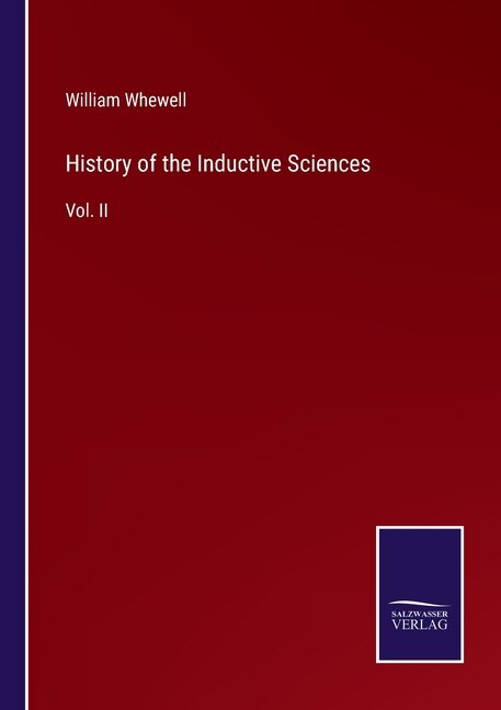 Front cover_History of the Inductive Sciences