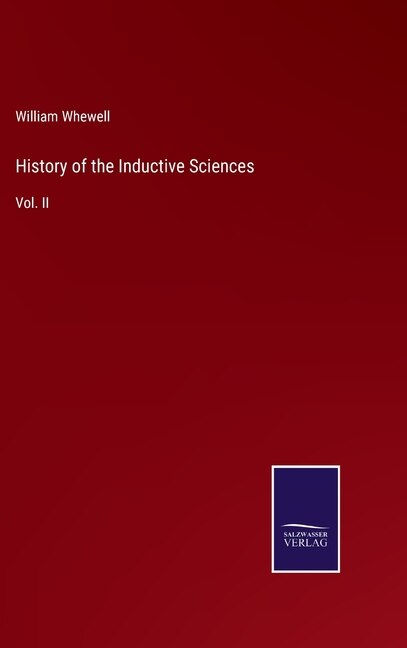 Couverture_History of the Inductive Sciences
