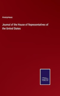 Front cover_Journal of the House of Representatives of the United States