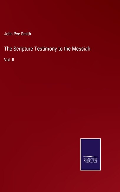 Front cover_The Scripture Testimony to the Messiah