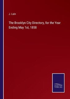 Couverture_The Brooklyn City Directory, for the Year Ending May 1st, 1858