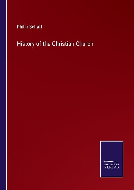 Front cover_History of the Christian Church