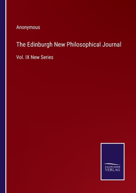 Front cover_The Edinburgh New Philosophical Journal