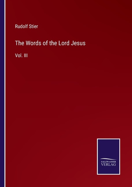 Front cover_The Words of the Lord Jesus