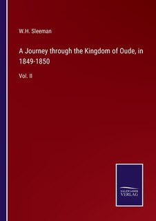 Front cover_A Journey through the Kingdom of Oude, in 1849-1850