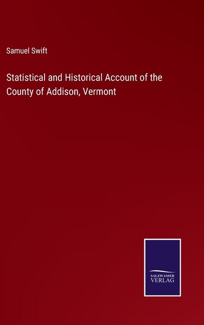 Couverture_Statistical and Historical Account of the County of Addison, Vermont