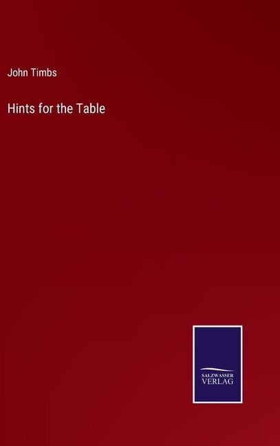 Front cover_Hints for the Table