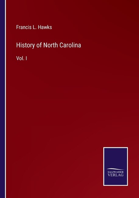Couverture_History of North Carolina