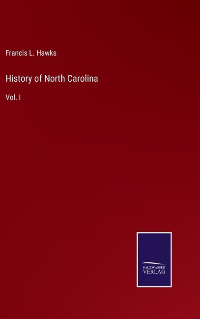 Couverture_History of North Carolina