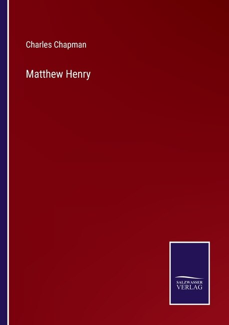 Front cover_Matthew Henry