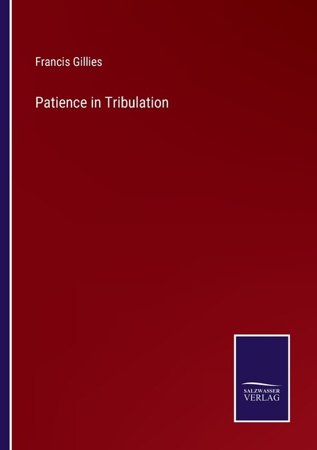Front cover_Patience in Tribulation