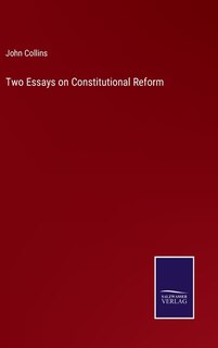 Front cover_Two Essays on Constitutional Reform
