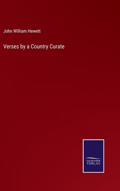Front cover_Verses by a Country Curate