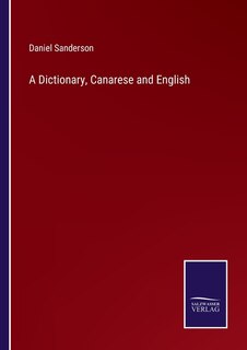 Front cover_A Dictionary, Canarese and English