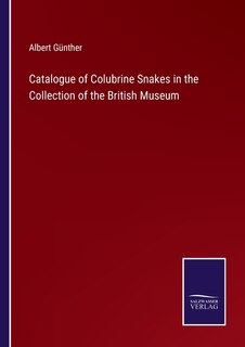 Couverture_Catalogue of Colubrine Snakes in the Collection of the British Museum