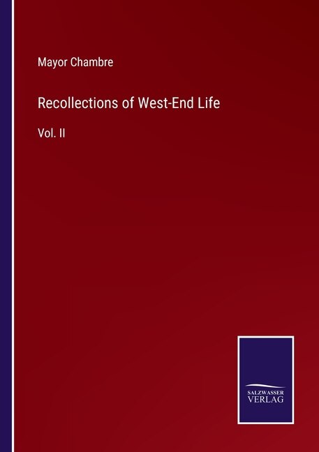 Couverture_Recollections of West-End Life
