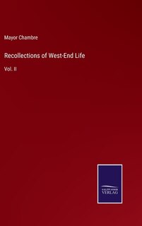 Front cover_Recollections of West-End Life