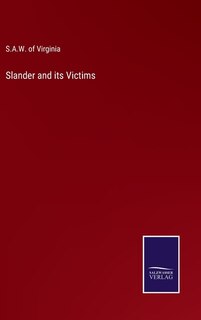 Front cover_Slander and its Victims