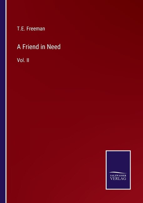 Front cover_A Friend in Need