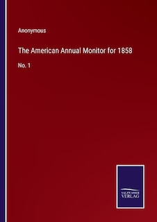 Front cover_The American Annual Monitor for 1858
