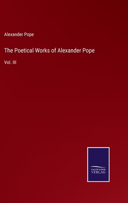 Couverture_The Poetical Works of Alexander Pope