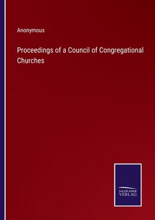 Couverture_Proceedings of a Council of Congregational Churches