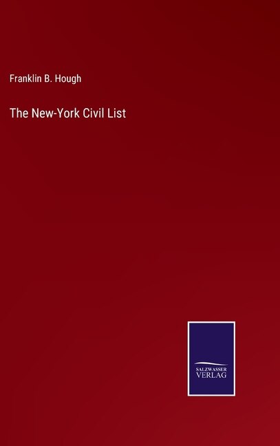 Couverture_The New-York Civil List