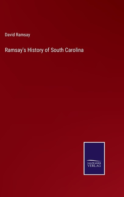 Front cover_Ramsay's History of South Carolina