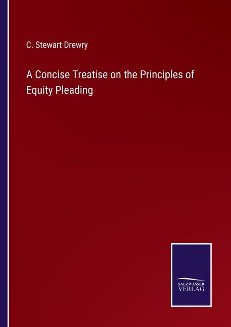 Front cover_A Concise Treatise on the Principles of Equity Pleading