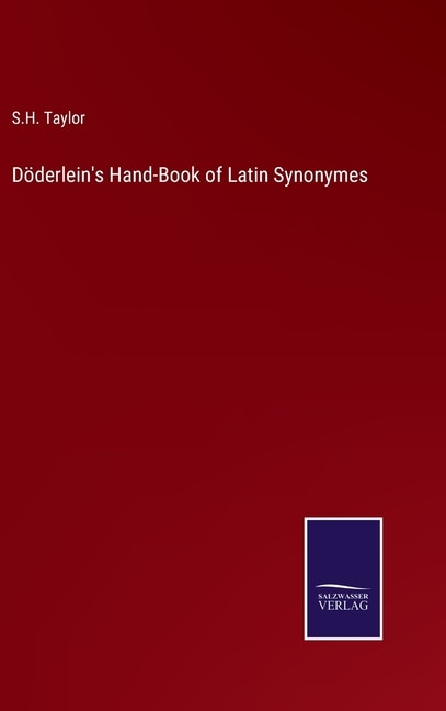 Front cover_Döderlein's Hand-Book of Latin Synonymes