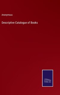 Couverture_Descriptive Catalogue of Books