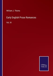 Front cover_Early English Prose Romances