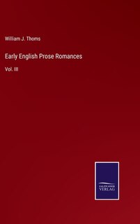 Front cover_Early English Prose Romances