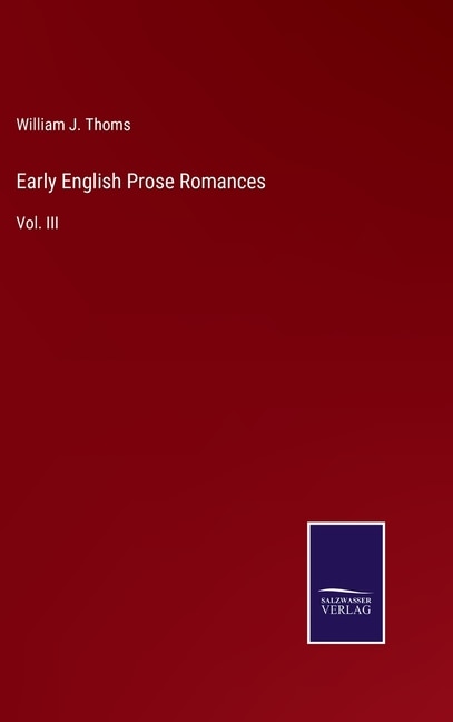 Front cover_Early English Prose Romances