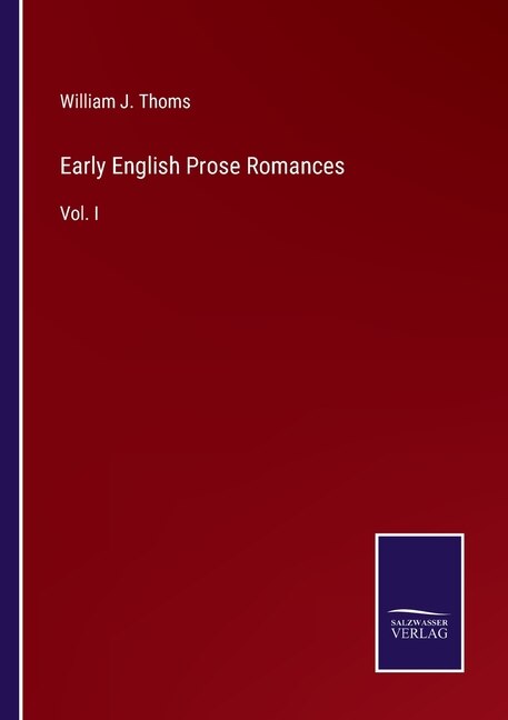 Front cover_Early English Prose Romances