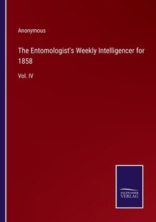 Front cover_The Entomologist's Weekly Intelligencer for 1858