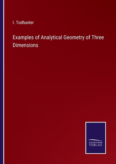Front cover_Examples of Analytical Geometry of Three Dimensions